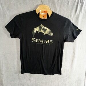 NWT Simms Fishing Products Mens Large T Shirt Outdoors Gorpcore Lake Fly Fishing